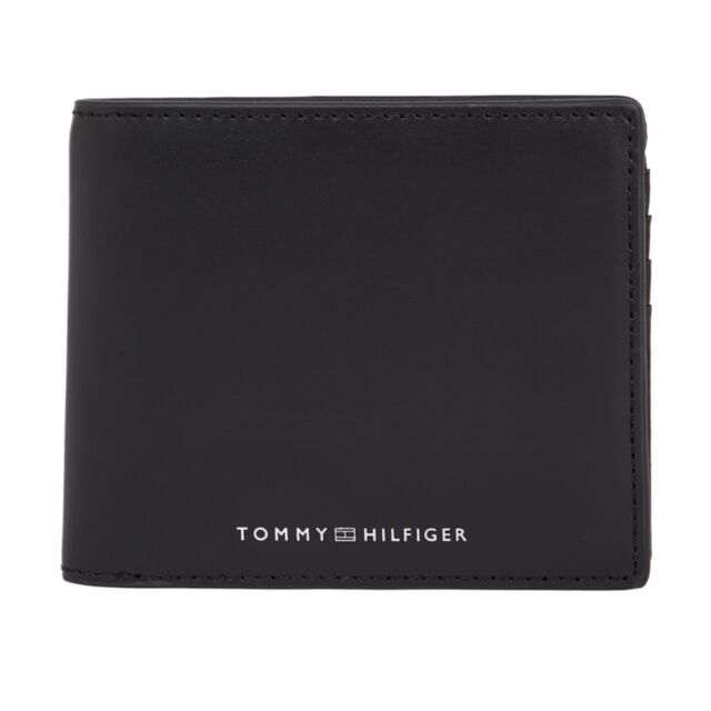 Tommy Hilfiger Leather CC Coin Wallet Bl