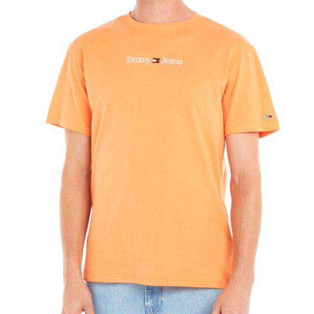 Tommy Jeans Clasic Linear Logo Tee Citru