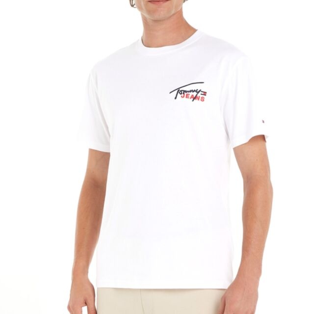 Tommy Jeans Graphic Signature Tee White