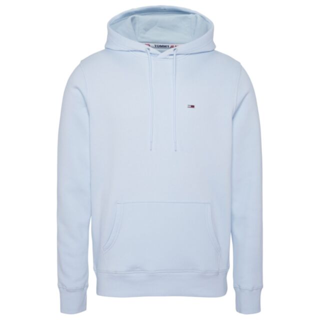 Tommy Jeans Reg Solid Hoodie Shimmer Blu