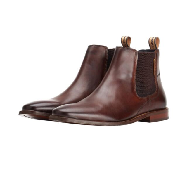 Base London Sikes Leather Boots Brown