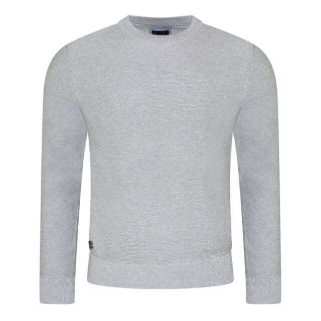 6th Sense Embassy Crew-Nk Knit Grey