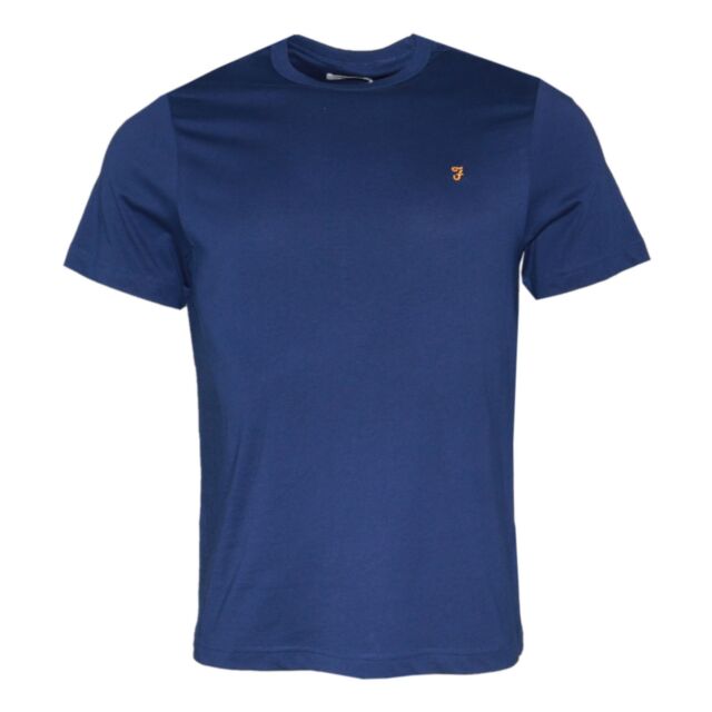 Farah Danny SS Tee In Rich Indigo