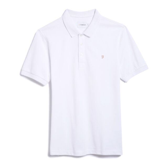 Farah Blanes SS Polo White