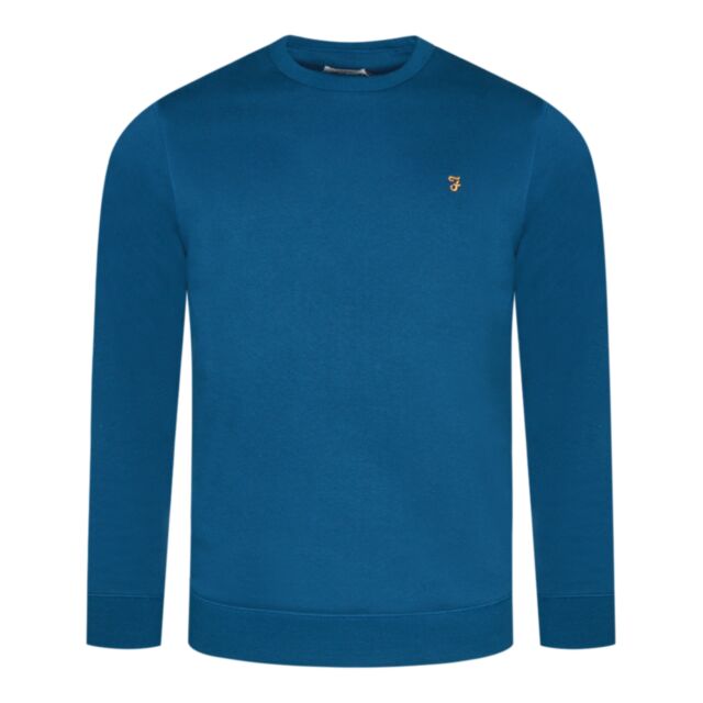 Farah Tim Crew NK Sweater Sailor Blue