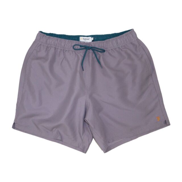 Farah Colbert Plain Swim Shorts Purple