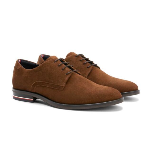 Tommy Hilfiger Corp Suede Shoe Brown