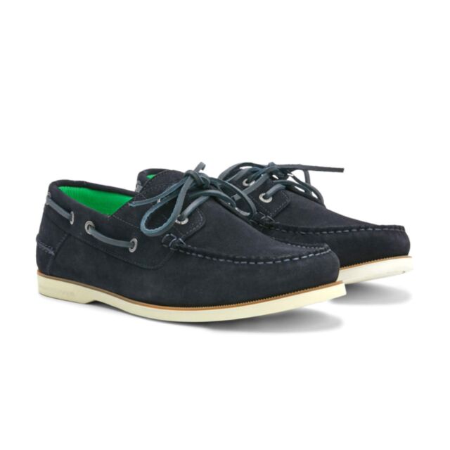 Tommy Hilfiger Suede Boat Shoe Navy