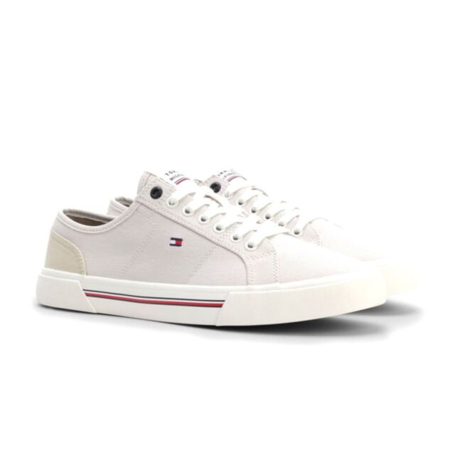 Tommy Hilfiger Corp Vulc Trainer Stone