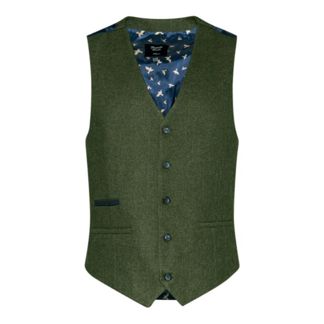 Fratelli Unity Waistcoat In Olive