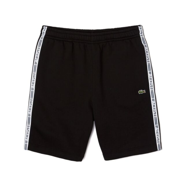 Lacoste Jersey Logo Shorts In Black