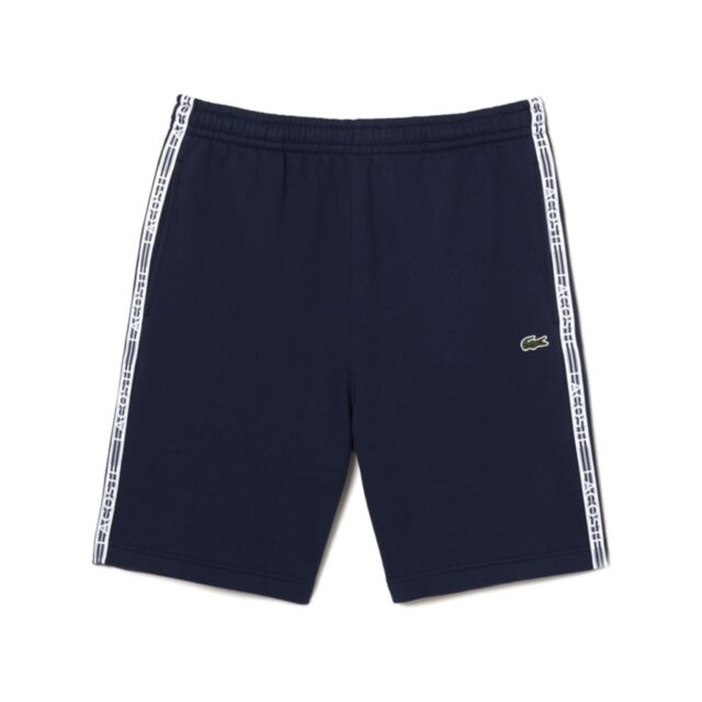 Lacoste Jersey Logo Shorts In Navy Blue