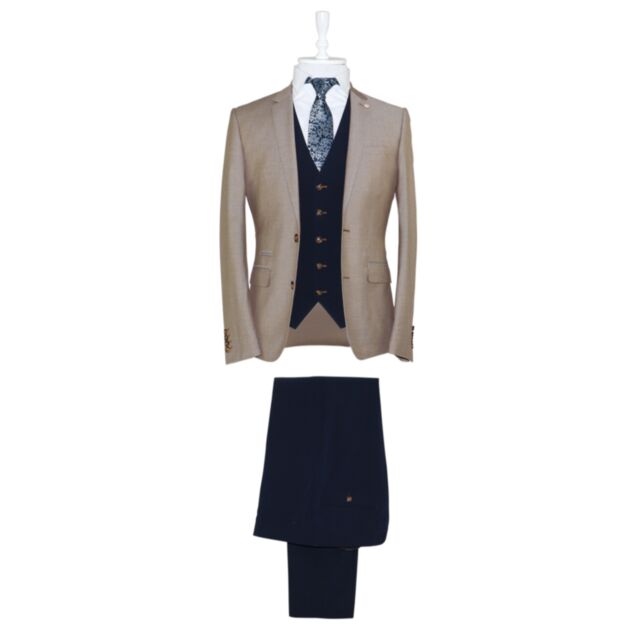 6th Sense 3 Piece Suit Walnut