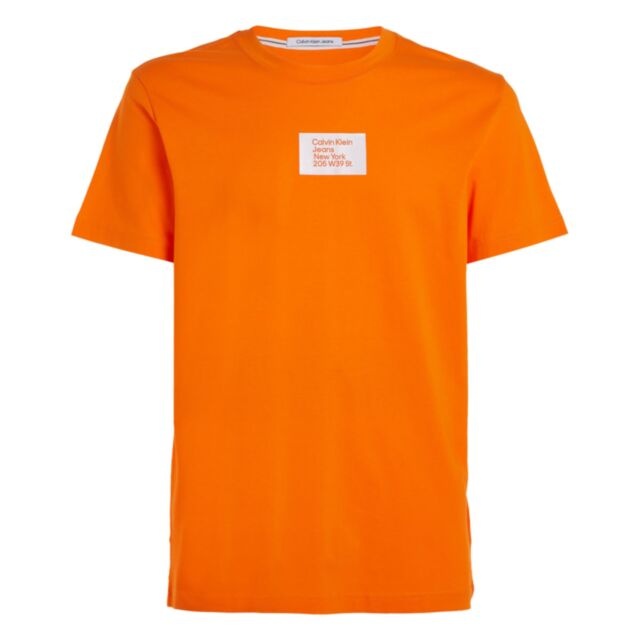 CK Jeans Address Smal Box T-Shirt Orange