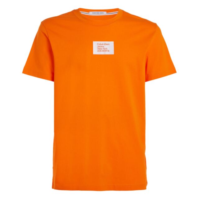 CK Jeans Address Smal Box T-Shirt Orange