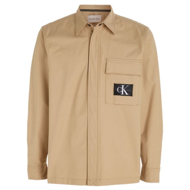 CK Jeans Ripstop Overshirt Travertine