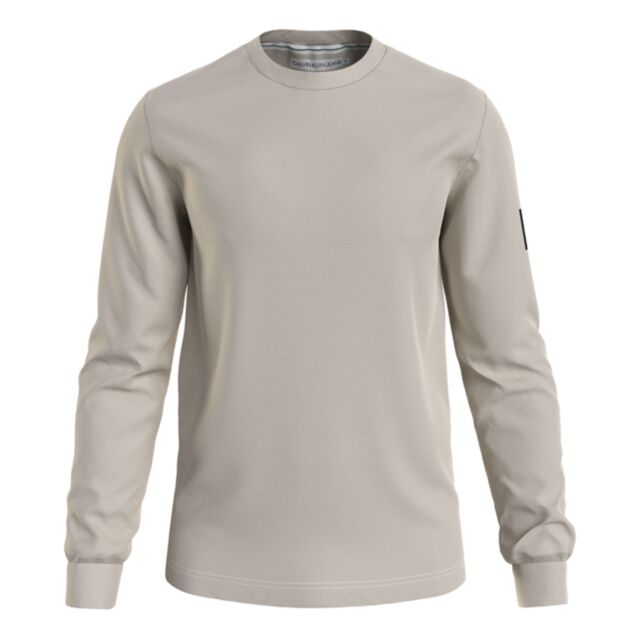 Calvin Klein LS Waffle Tee Eggshell