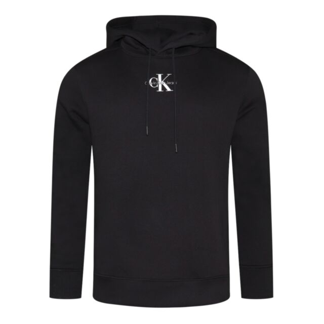 Calvin Klein Monologo Hoodie CK Black