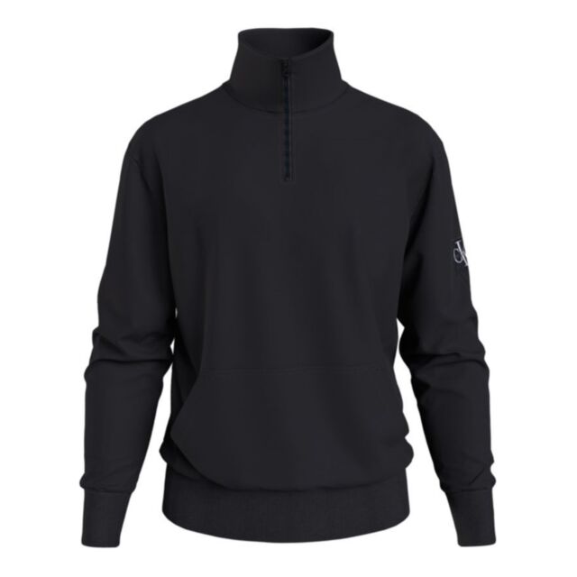 Calvin Klein Jeans Badge Half Zip Ck Bla