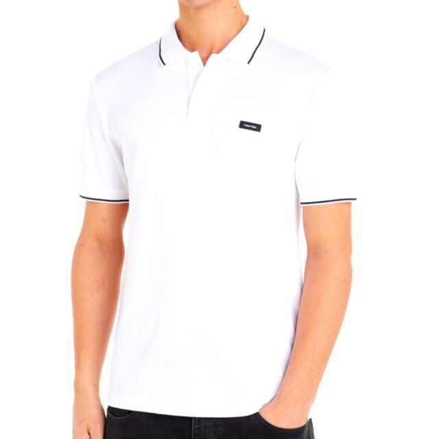 Calvin Klein Stetch Pique Tipping Polo W