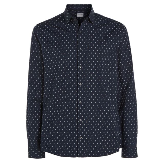 Calvin Klein Stretch Fluid Print Shirt B