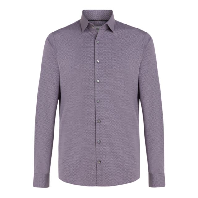 Calvin Klein Dash Print Shirt Cadet