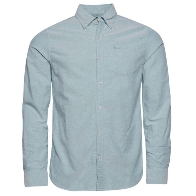 Superdry Cotton Classic Oxford Shirt Gre