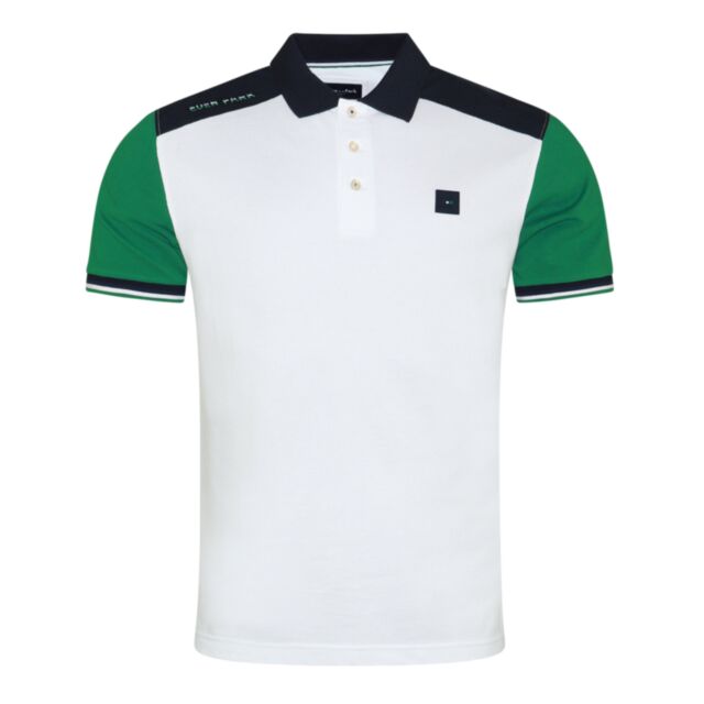 Eden Park IRFU SS Polo Shirt White