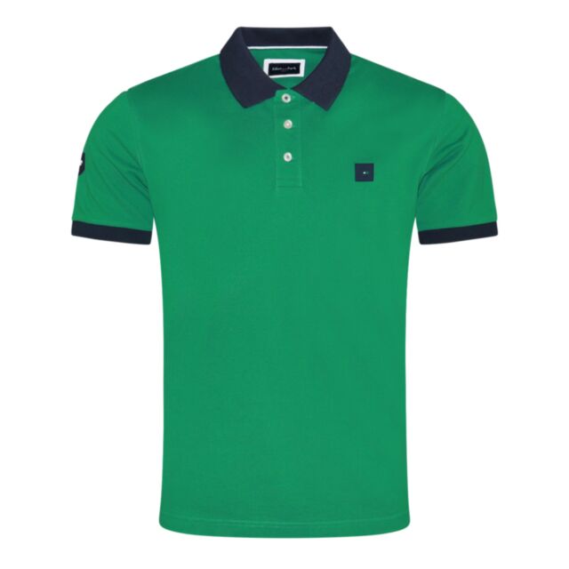 Eden Park IRFU SS Polo Shirt Green