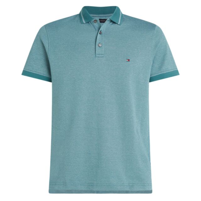 Tommy Hilfiger Pretwist Mouline Polo Gre