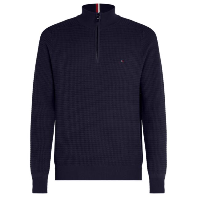 Tommy Hilfiger Zip Mock knit Navy