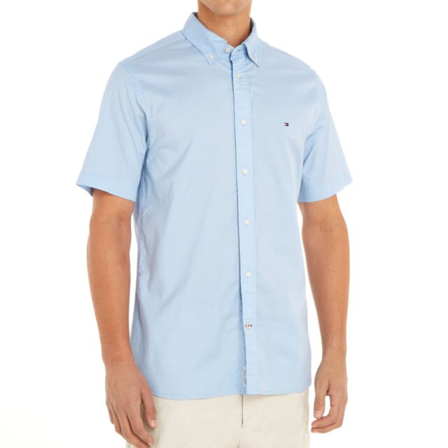 Tommy Hilfiger Poplin Rf Shirt Calm Blue