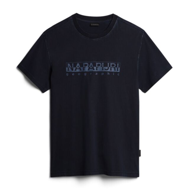 Napapijri Santiago SS Tee In Blue Marine