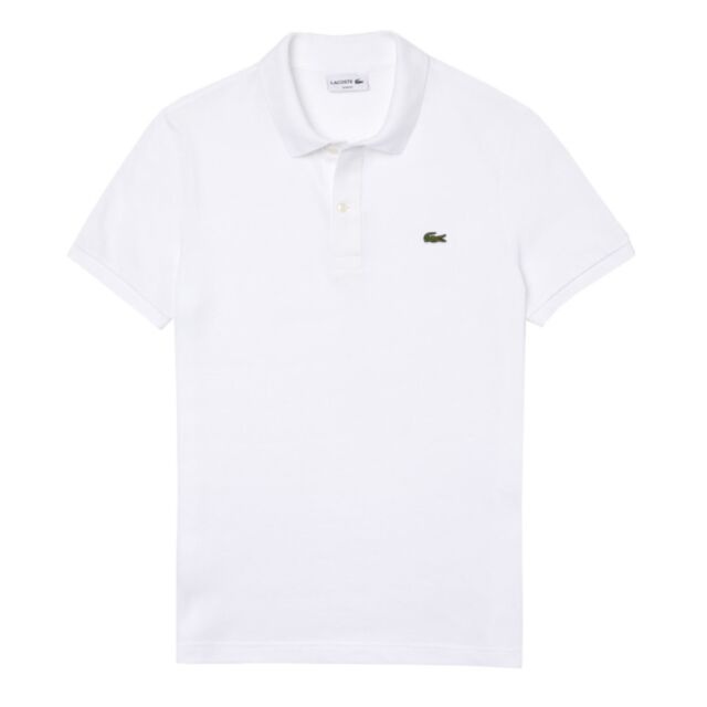 Lacoste SS Polo Shirt In White