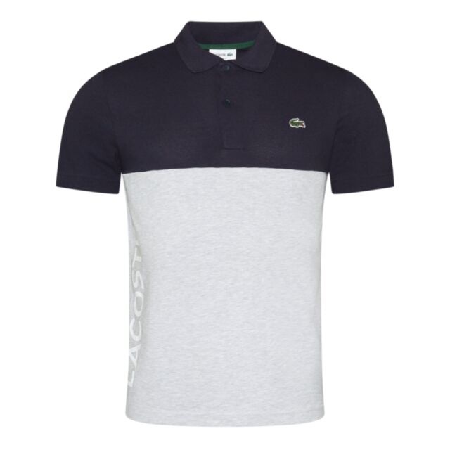 Lacoste SS Polo Shirt Abysm/Silver Chine