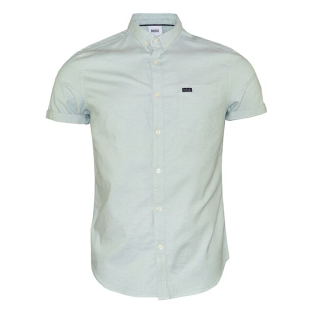 Diesel Rio Oxford SS Shirt Surf Green