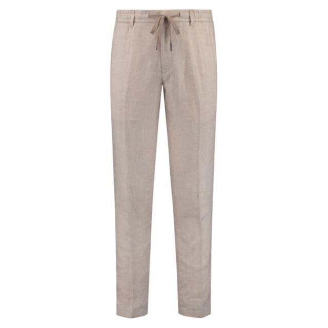 Michael Kors Seasonal Linen Pant Khaki