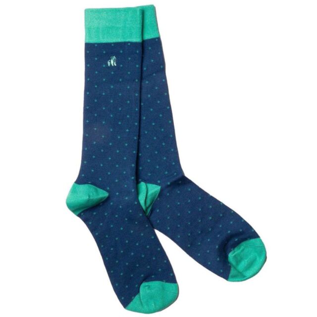 Swole Panda Spotted Green Socks