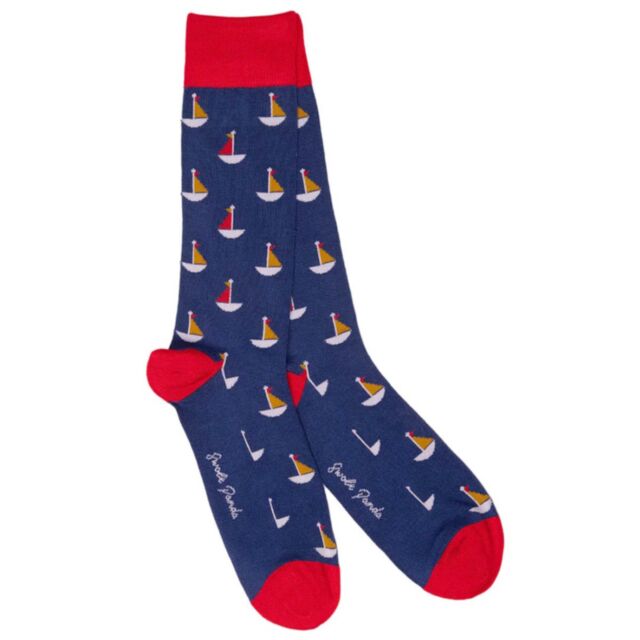 Swole Panda Sailing Boat Socks