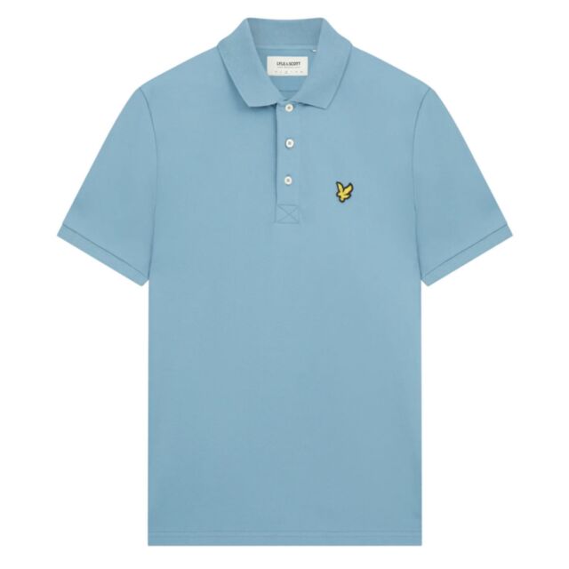 Lyle & Scott Plain Polo Shirt Skipton Bl