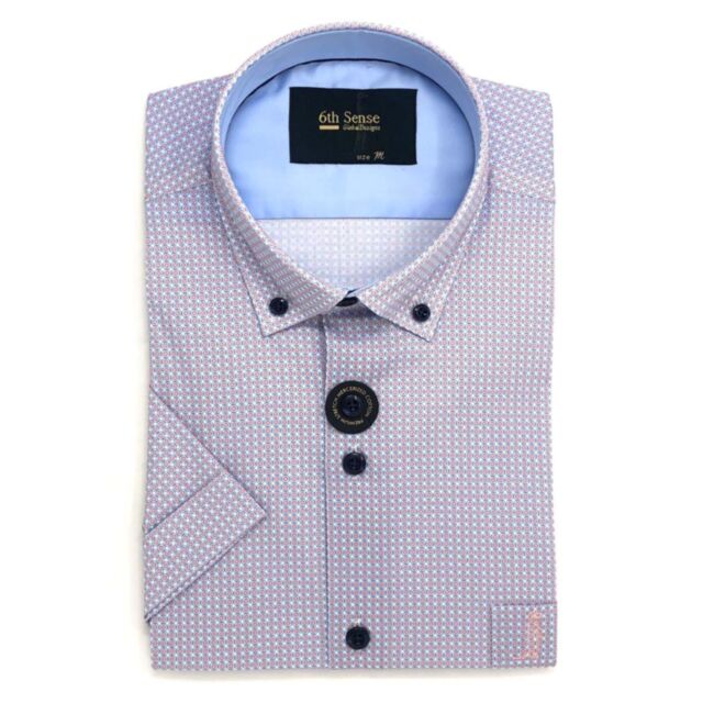 6Th Sense SS Print Shirt In Pink