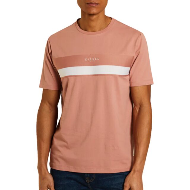 Diesel Ferris Tee In Plaster Pink