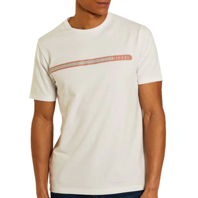 Diesel Fiorello Tee In Optic White