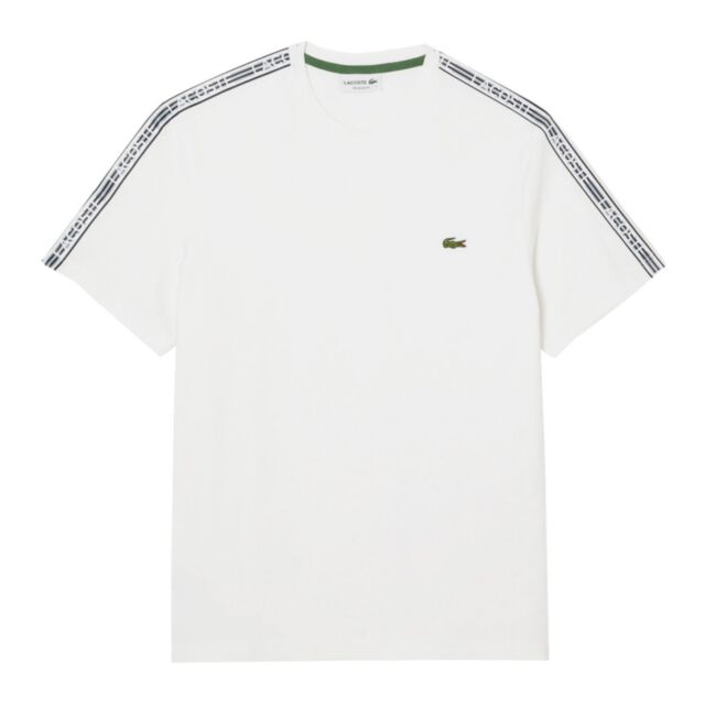Lacoste Logo Tee In White
