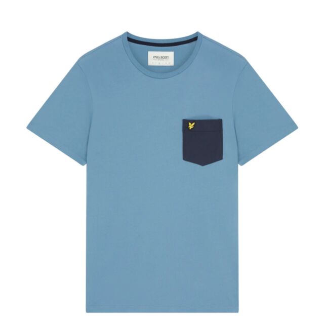 Lyle & Scott Contrast Pocket T-Shirt Ski