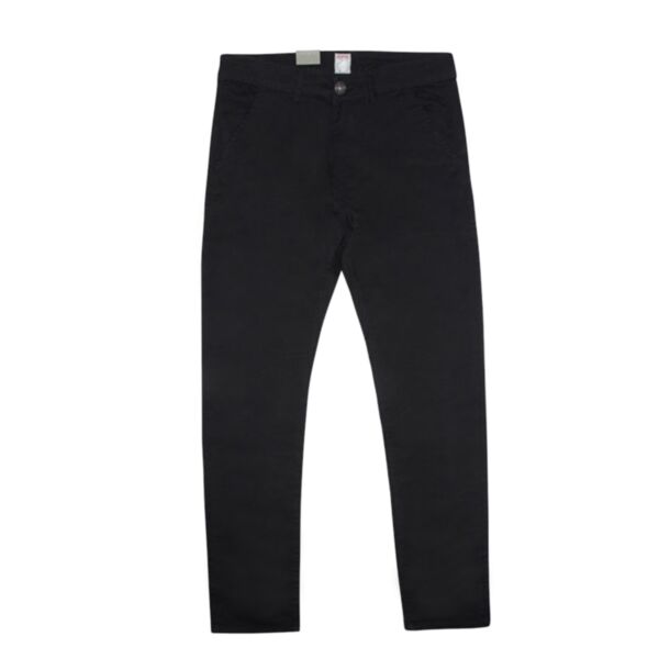 Enzo Slim Stretch Chino In Black
