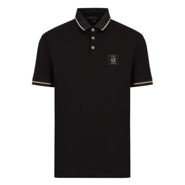 Armani Exchange Icon Polo Shirt Black