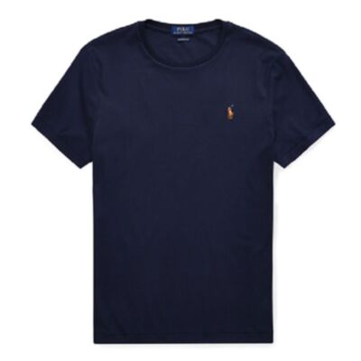 Ralph Lauren Pima SS T-Shirt In Navy