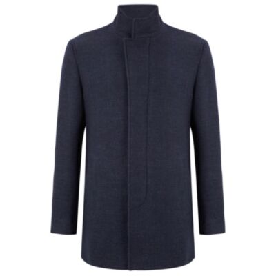 Douglas Garrison Coat - Navy