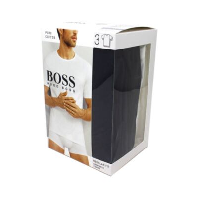 Hugo Boss 3PK T-Shirts Navy White Black